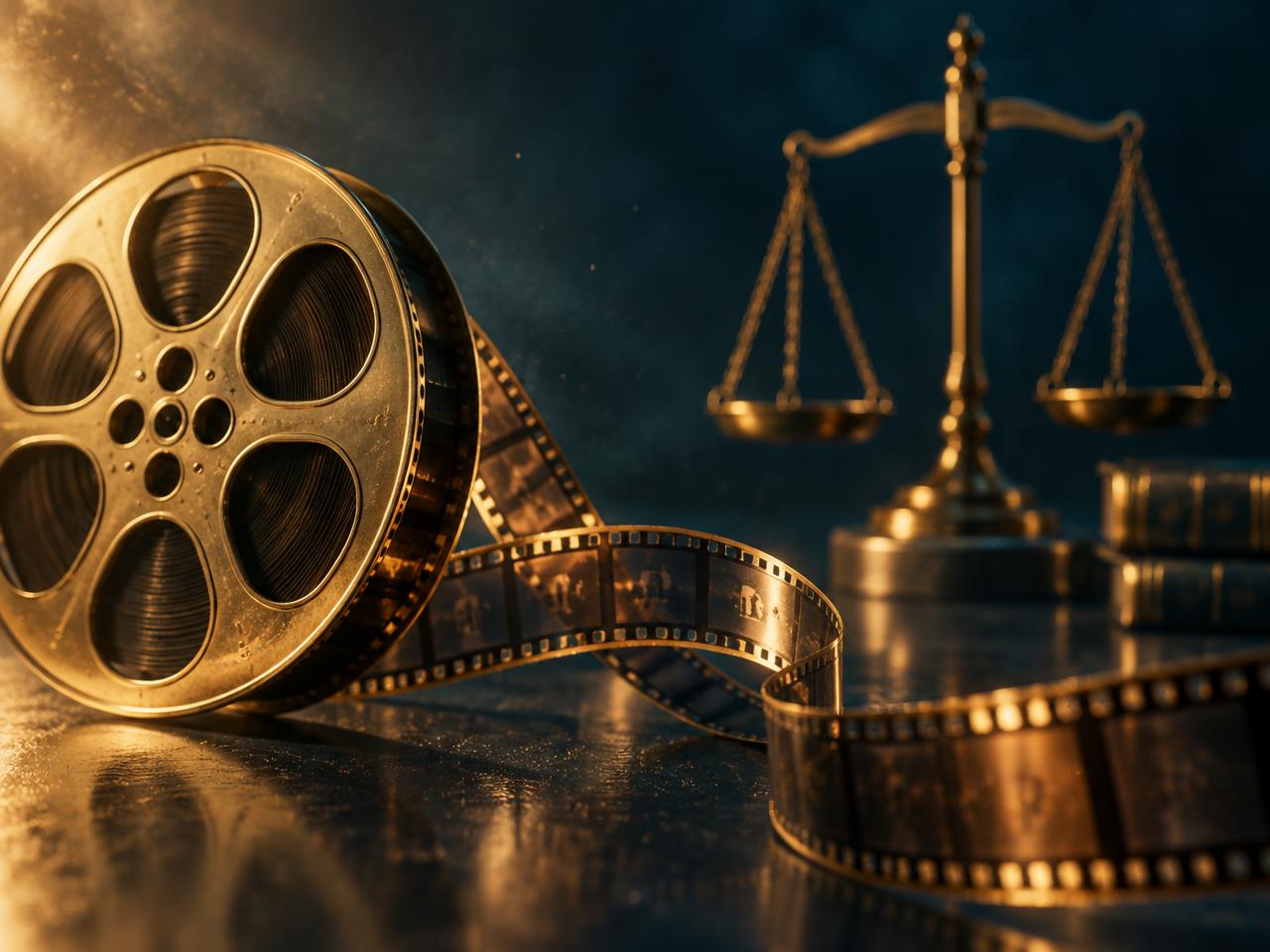 بكرة فيلم سينمائي وميزان العدالة
